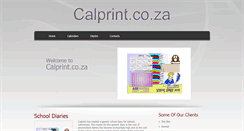 Desktop Screenshot of calprint.co.za